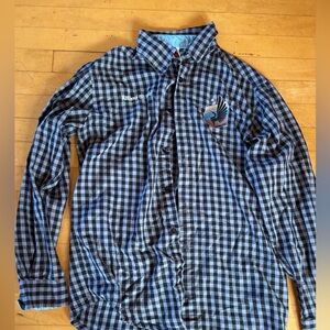 Minnesota United Football Club button down plaid shirt